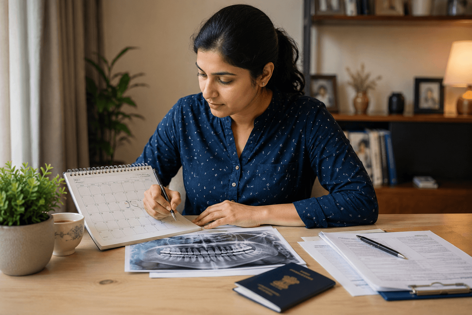 Planning dental treatment around a visa window