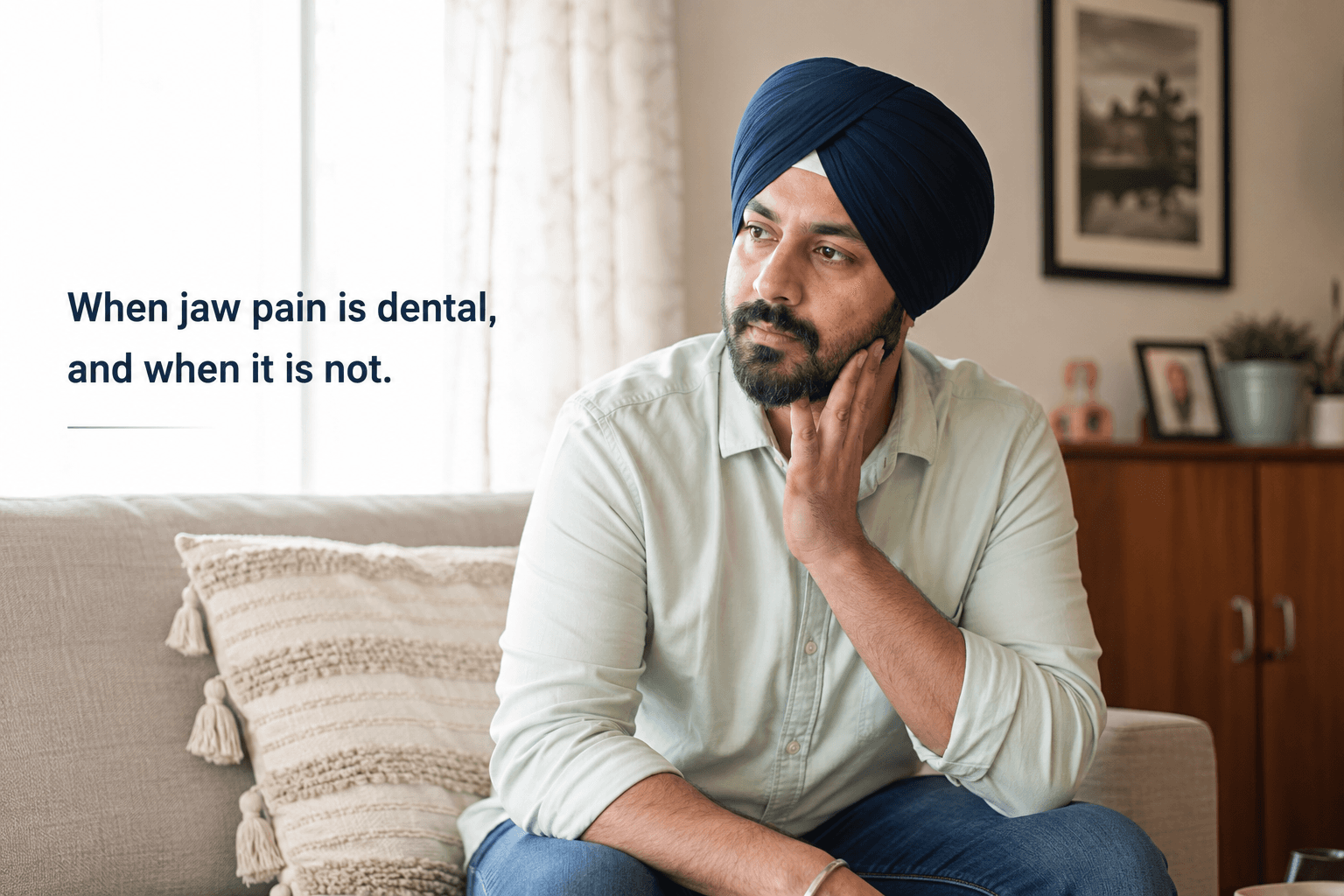When jaw pain is dental, and when it is not