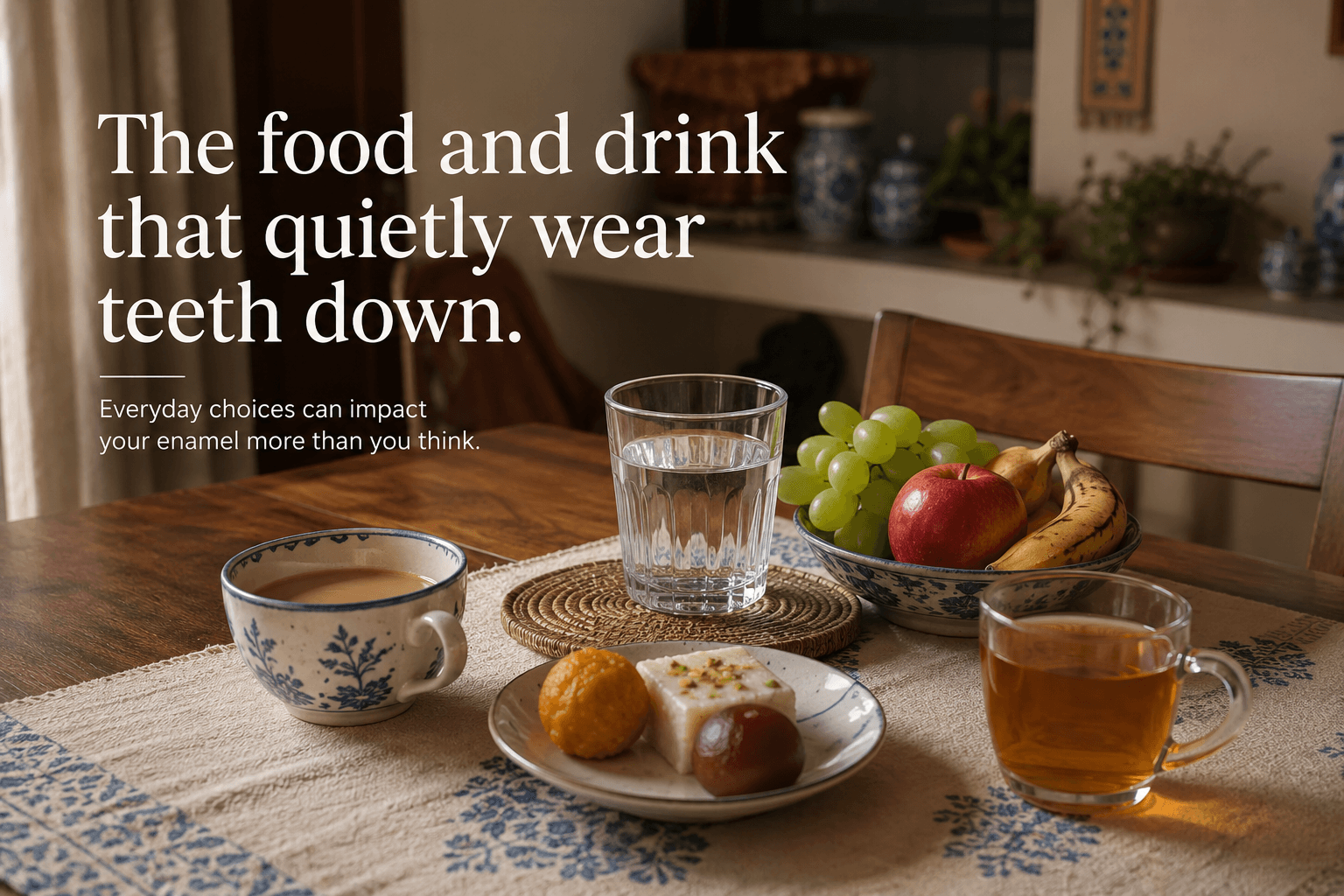 The food and drink that quietly wear teeth down