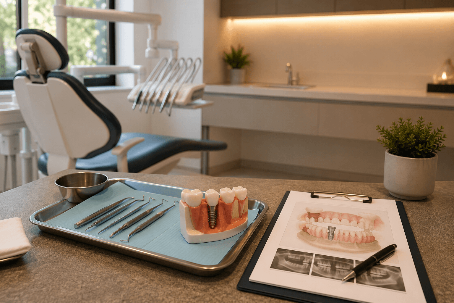The day of an implant: what actually happens