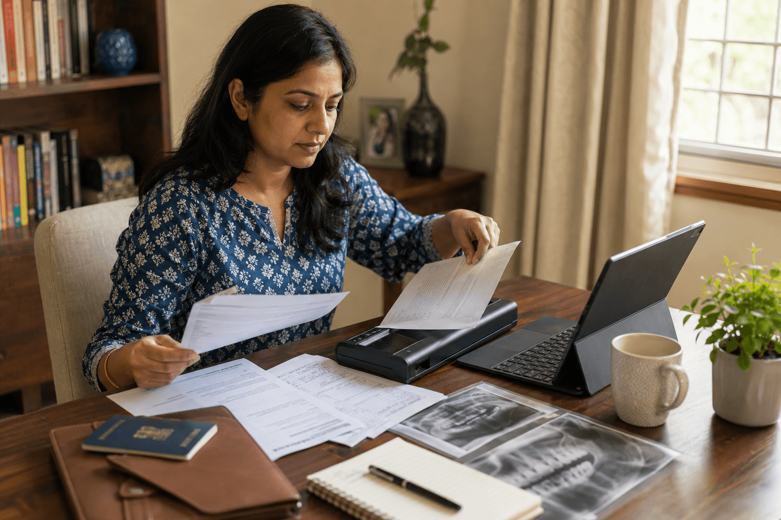 Sending your X-rays and records ahead of a visit